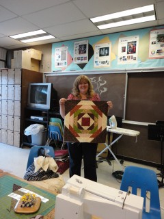 Christine used a cotton jelly roll