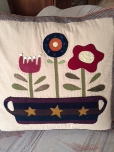 flower pillow