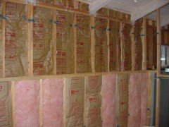 Now to insulate the inside and run wires for surround sound